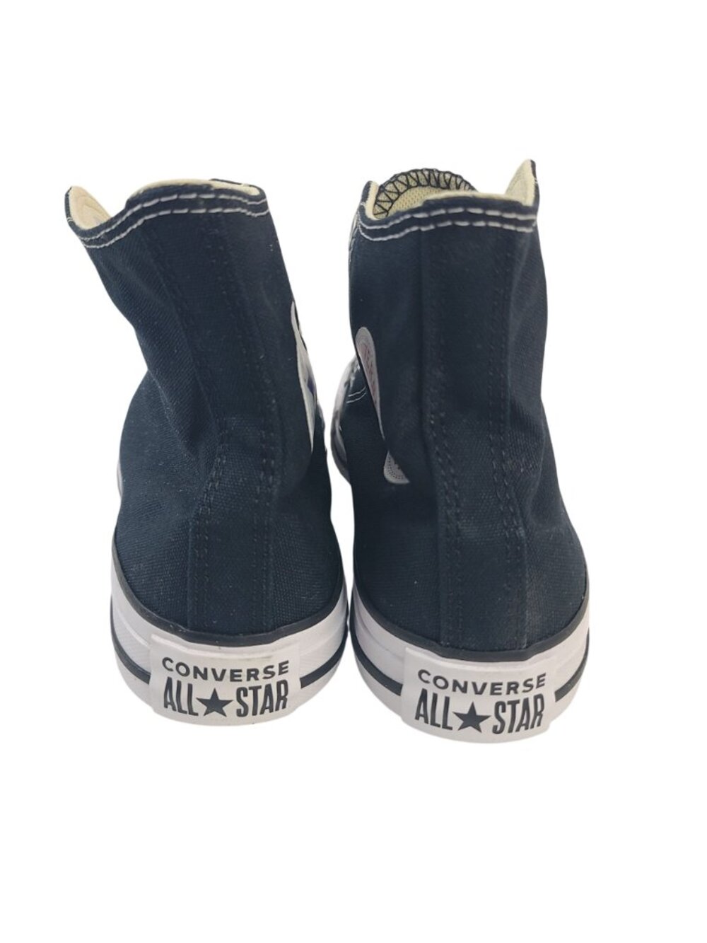Converse All Star Chuck Taylor High-Top Sneakers Sz 5M / 7W Black & White Canvas - Picture 4 of 6